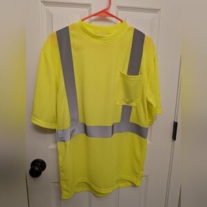 High-Visibility Yellow Safety T-Shirt